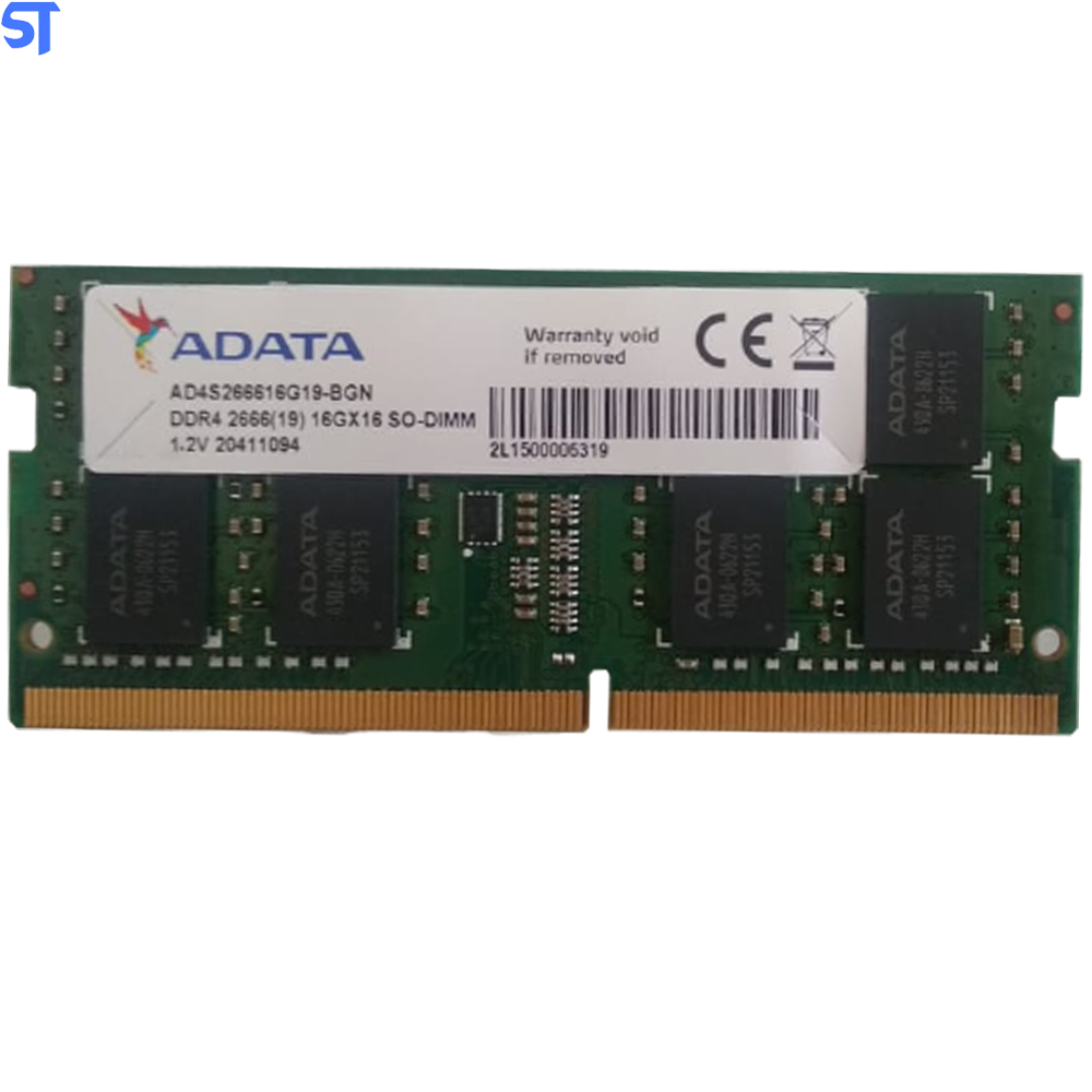 Memoria Ram Notebook Ddr4 16GB 2666MHZ Adata AD4S266616G19-BGN